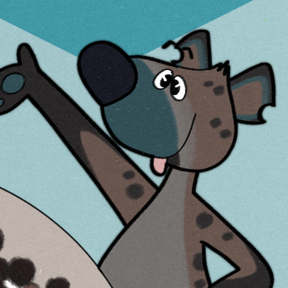Domino Hyena image - Growl NYC Furry Party